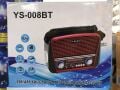 RADYO NOSTALJİK YS-008 BLUETOOTH - USB - HAFIZA KARTI - RADYO