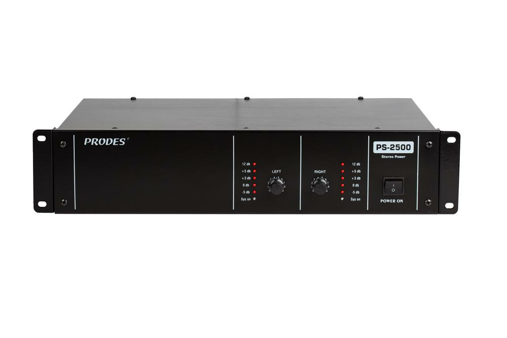 PRODES PS-2500T-2X500 WATT TRAFOLU POWER ANFİ