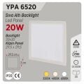 YCL YPA-6520 LED PANEL BACLIGHT 20 WATT 30X30 KLİPİN GÜN IŞIĞI