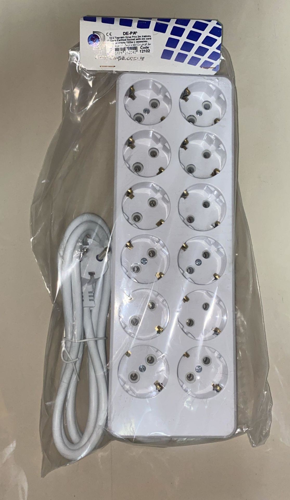 KABLOSUZ PRİZ 12 Lİ 2 METRE DE-PA