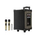 MÜZİK KUTUSU MK-LT-910 KABLOSUZ İKİ EL MİKROFON ŞARJLI BLUETOOTH SEYYAR CAMİ MEVLÜT ANFİSİ