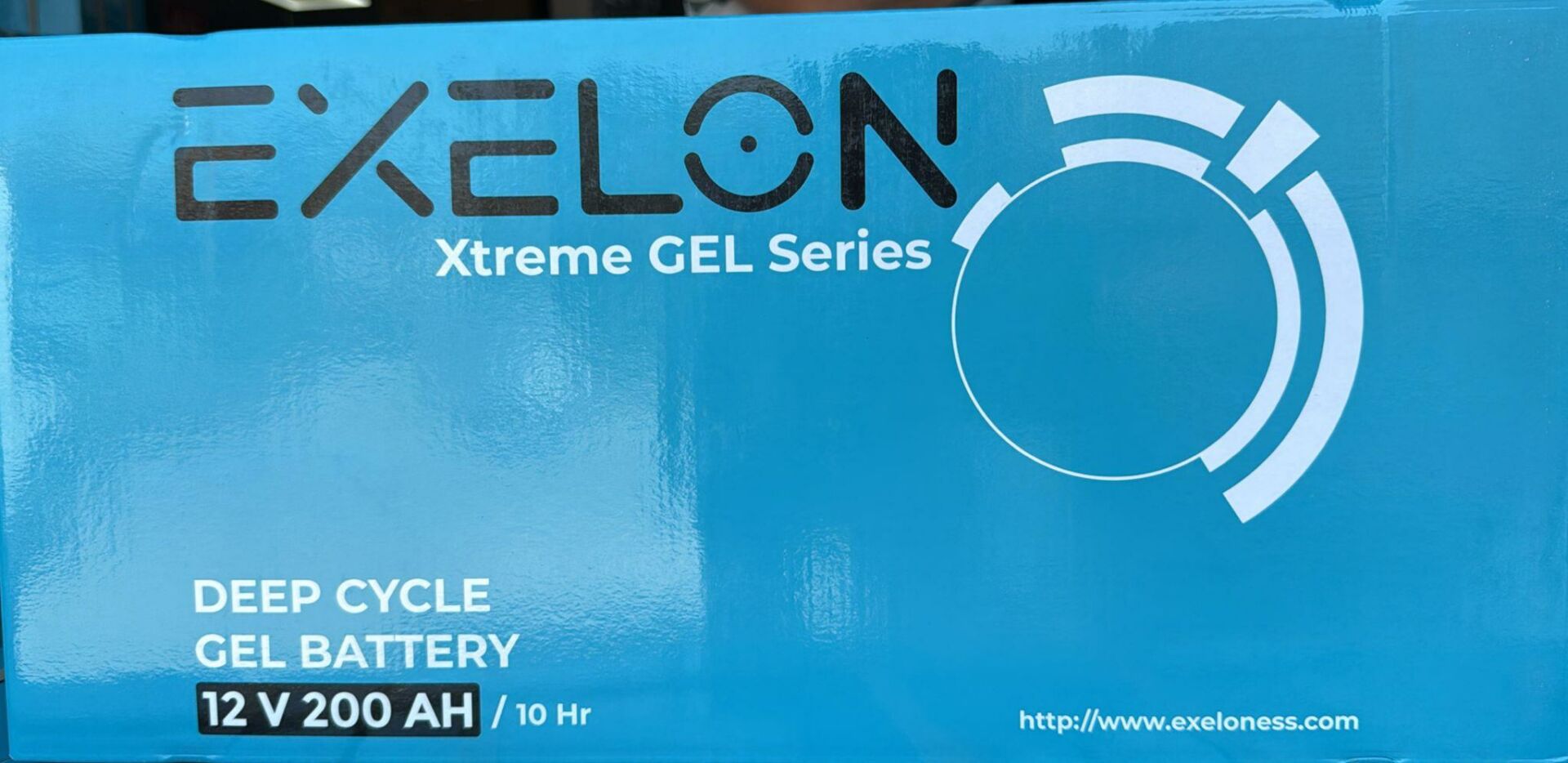 12 VOLT 200 AMPER JEL AKÜ EXELON ÖLÇÜLER-522*240*240 mm-60 KG