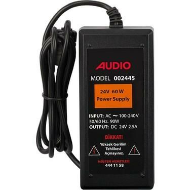 AUDİO 002445-60 WATT 24 VOLT 2.5 AMPER ADAPTÖR