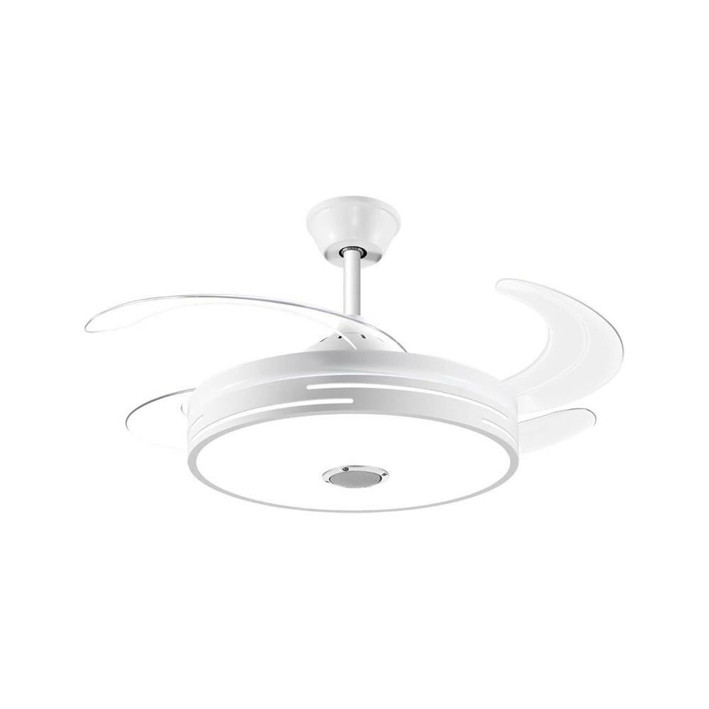 MUTLUSAN AYDINLATMALI BLUETOOTHLU TAVAN VANTİLATÖRÜ 52CM