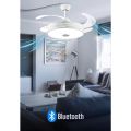 MUTLUSAN AYDINLATMALI BLUETOOTHLU TAVAN VANTİLATÖRÜ 52CM