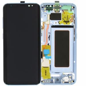 TELEFON EKRANI SAMSUNG S8 PLUS KVK SERVİS ORJİNALİ MAVİ