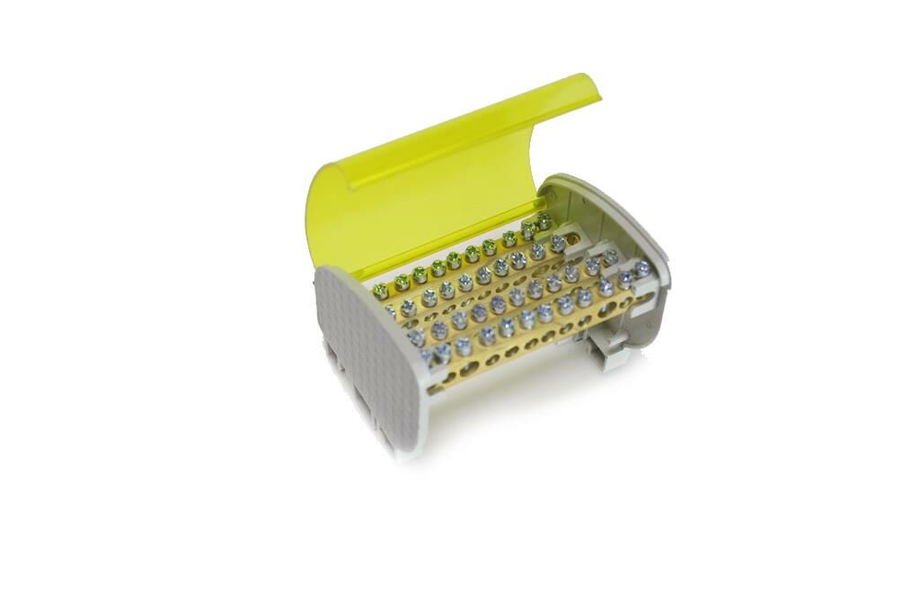 DAĞITIM ÜNİTESİ KAPAKLI 125 AMPER 7X12MM 2+10 DELİKLİ 4 KUTUPLU ÇETSAN