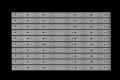 TV LED BAR -2452 TAKIM 10 LU-LE127S13SM-HKC:605007001 BIN:KFDX-T500HVN01-WİNKEL