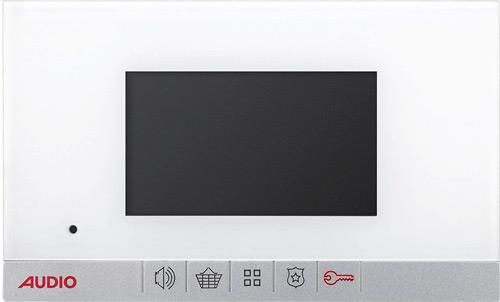 AUDİO 7'' INÇ ŞUBE 001188 BEYAZ BUTONLU KAPAK DAHİL