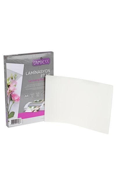 Lamiess  A-4 125 Mıc.Polyester Laminasyon Filmi 100'Lü