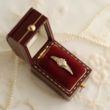0.50 CT Özel Tasarım Prenses Pırlanta Yüzük