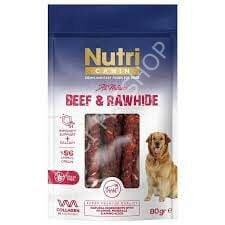 NUTRI CANIN SIĞIR ETLİ SARILI KEMİK 80 GR