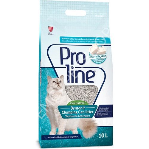 Proline Topaklanan Marsilya Sabunlu 10 lt Bentonit Kedi Kumu