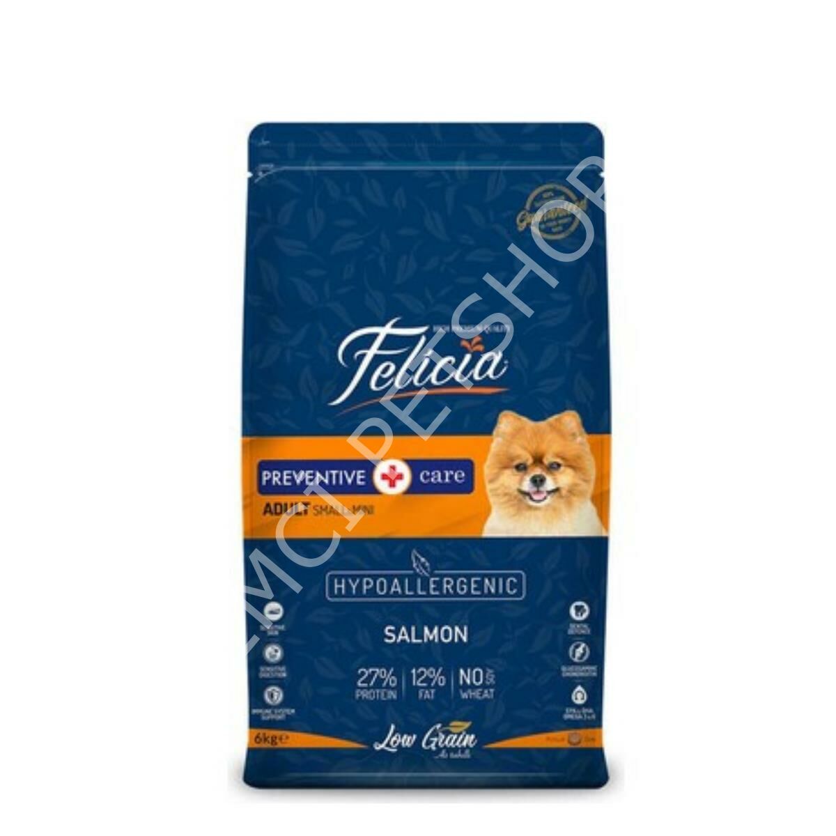 Felicia Az Tahıllı Yetişkin Somonlu Small Mini Hypoallergenic Köpek Maması 6 kg