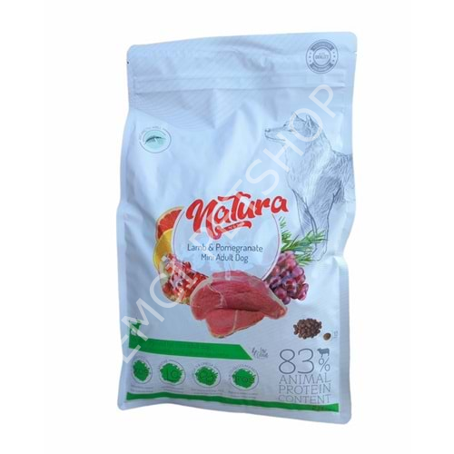 Natura Low Grain Mini Adult Dog Food with Lamb & Pomegranete 2.75 Kg