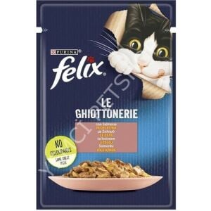 Felix Agail Somonlu Kedi Yaş Mama 85 Gr