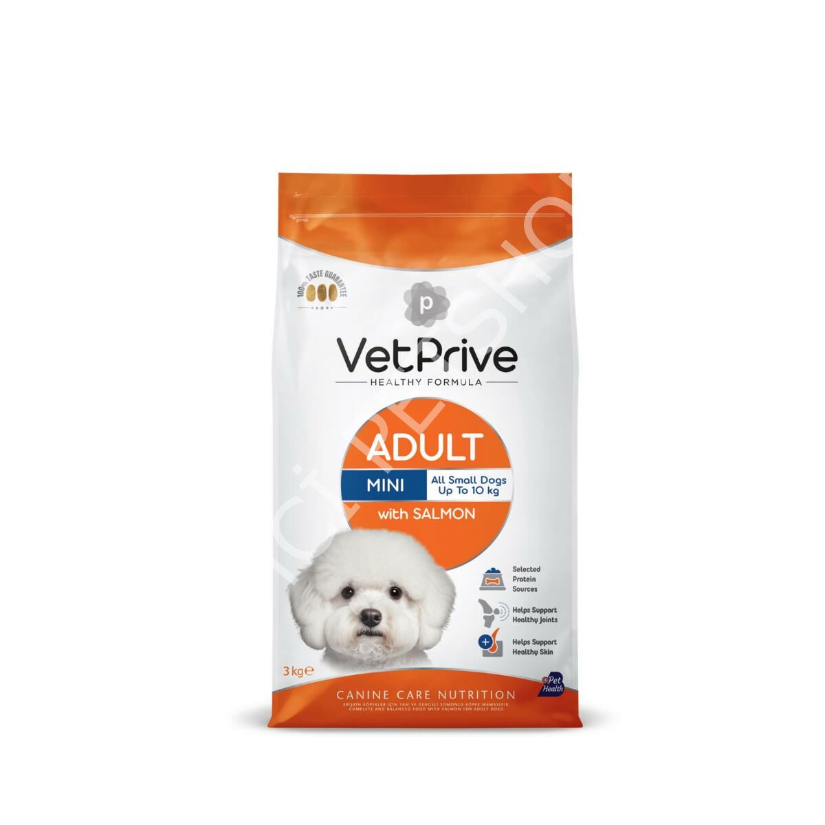 Vet Prive Mini Adult Somonlu Köpek Maması 3 kg