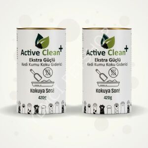 ACTİVE CLEAN KEDİ KUMU KOKU GİDERİCİ 420 GR