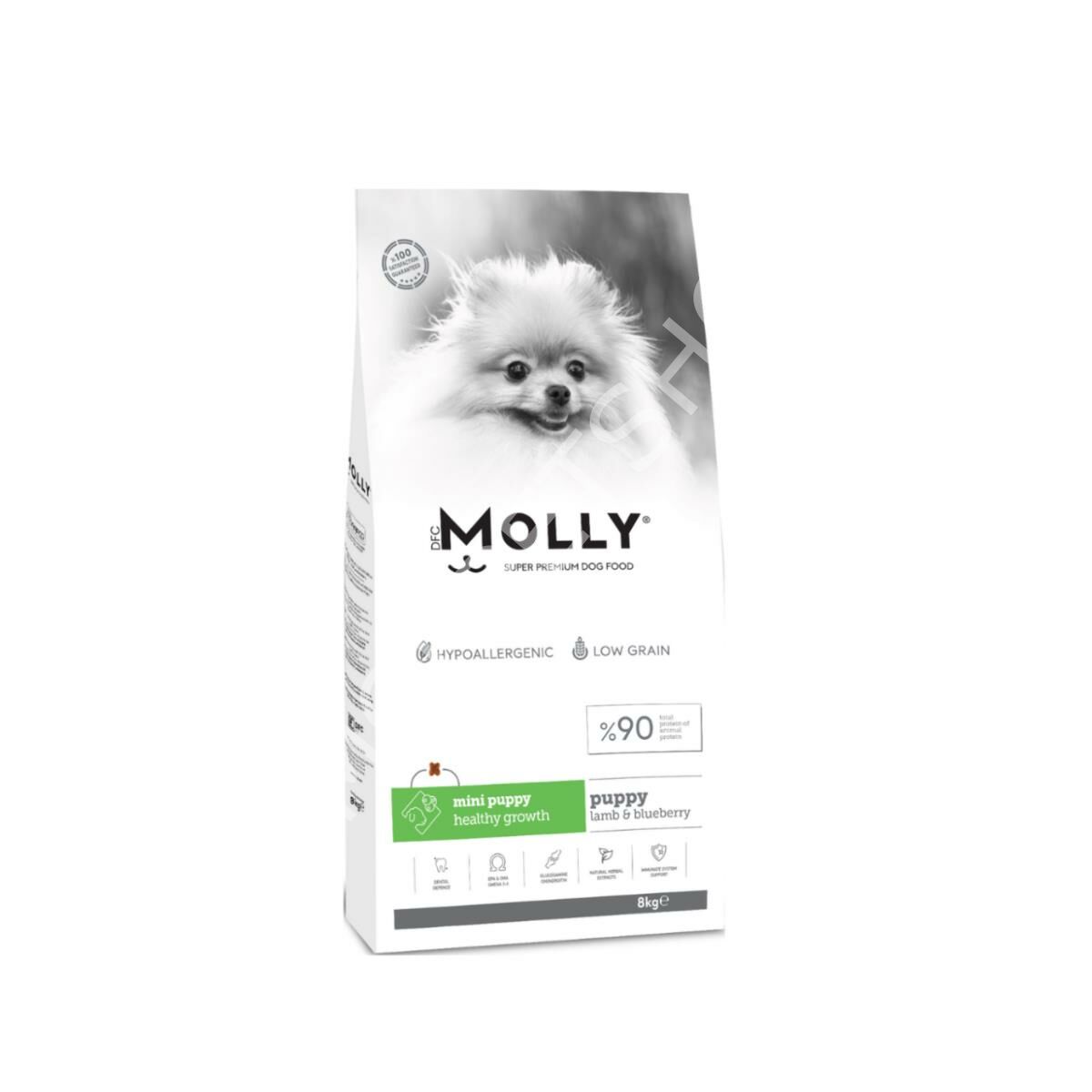 Molly Hypoallergenic Kuzu Etli Küçük Irk Yavru Köpek Kuru Maması 8 kg