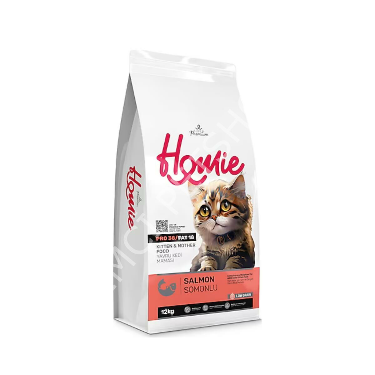Homie Super Premium Somonlu 12 kg Yavru ve Anne Kedi Maması