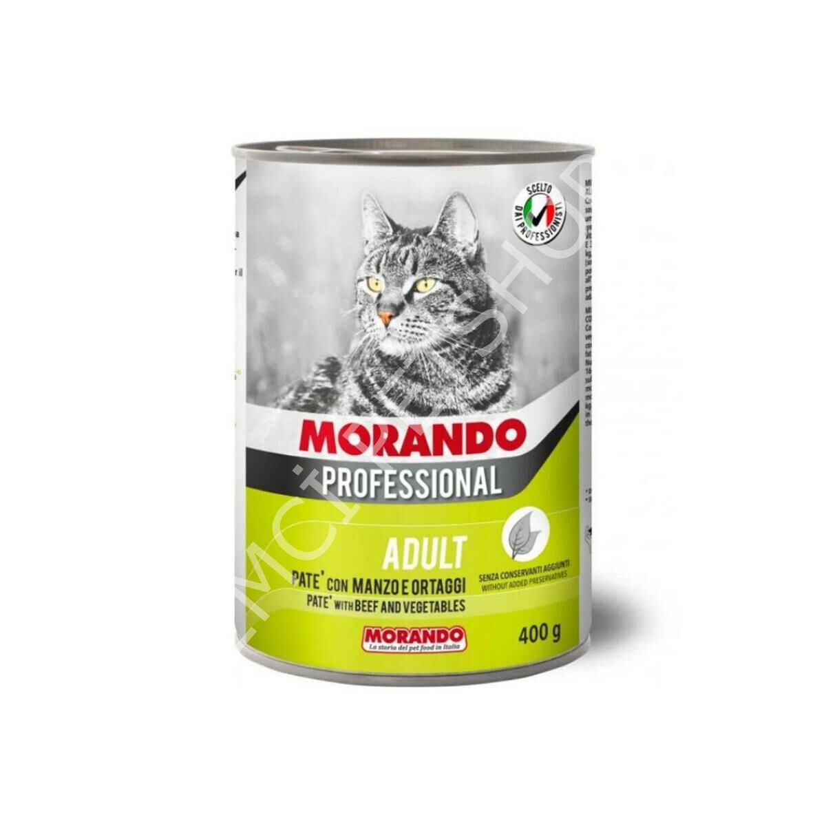 Morando Professional Pate Biftekli ve Sebzeli Yetişkin Kedi Konservesi 400 Gr