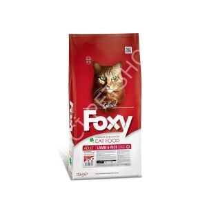 Foxy Kuzu Etli Ve Pirinçli Yetişkin Kedi Maması 15kg