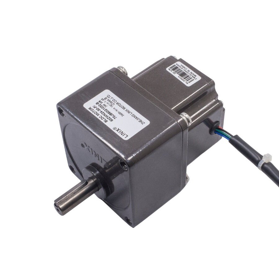 70JB60G1032 24V 30W 43RPM Redüktörlü Brushless DC Motor