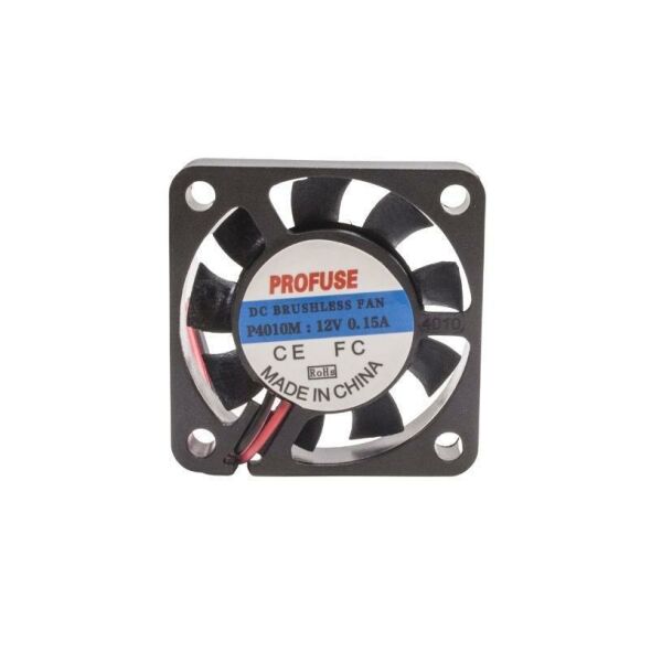 40x40x10mm 12V 0.15A Fan 2 Kablolu