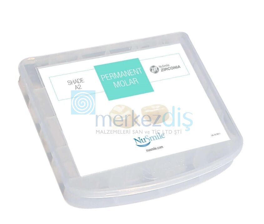 Permanent Molar Pediatrik Zirkon Kron Evaluation Kit 16'lık