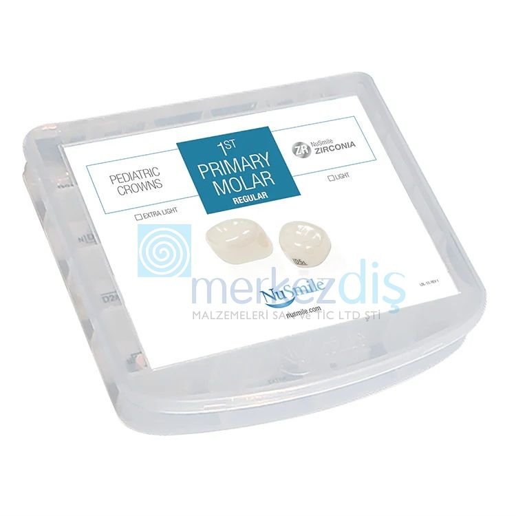 First Primary Regular Molar Pediatrik Zirkon Kron Starter Kit 40'lık