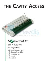 Cavity Access Z Kavite Preparasyon Frezi Seti