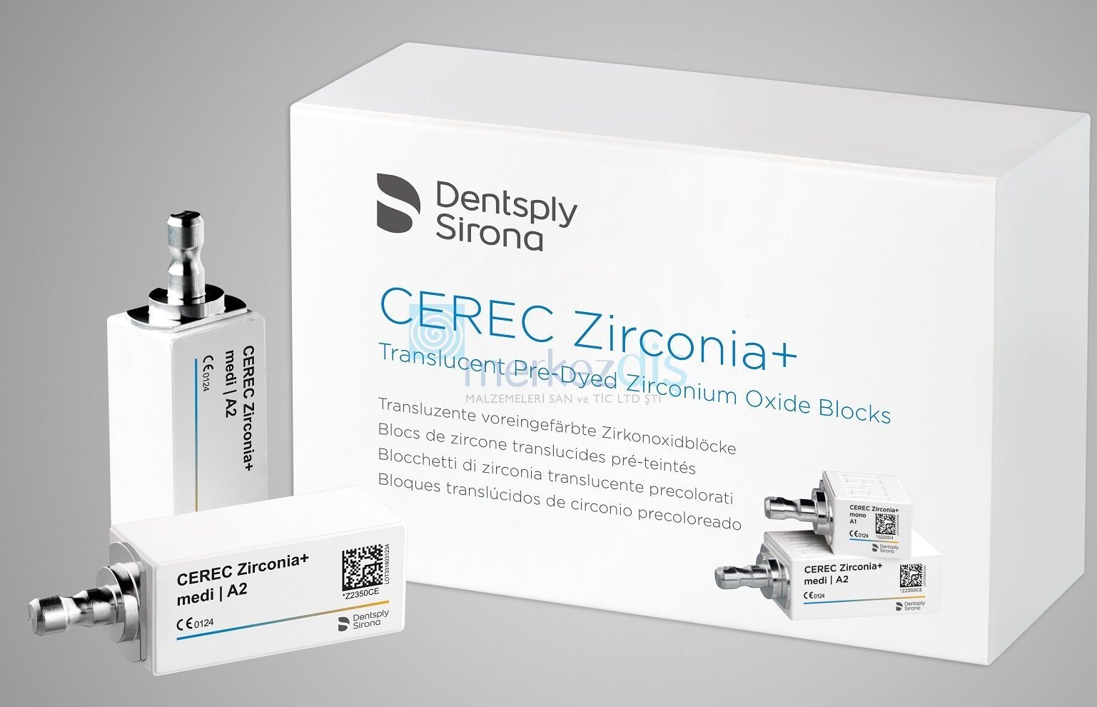 Cerec Zirconia+ Medi Blok 3 lü Kutu