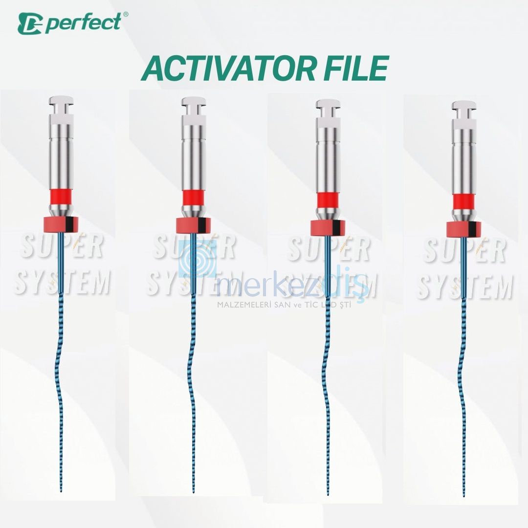 Perfect Super System Activator File Kit Rotary Eğe 4'lü 25 mm