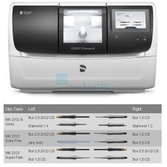 Cerec Primemill Frez Bur 2.5 ZR CS 3 lü Kutu