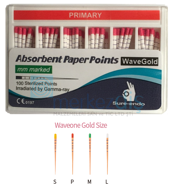 Sure-Endo Paper Points Waveone Gold Uyumlu