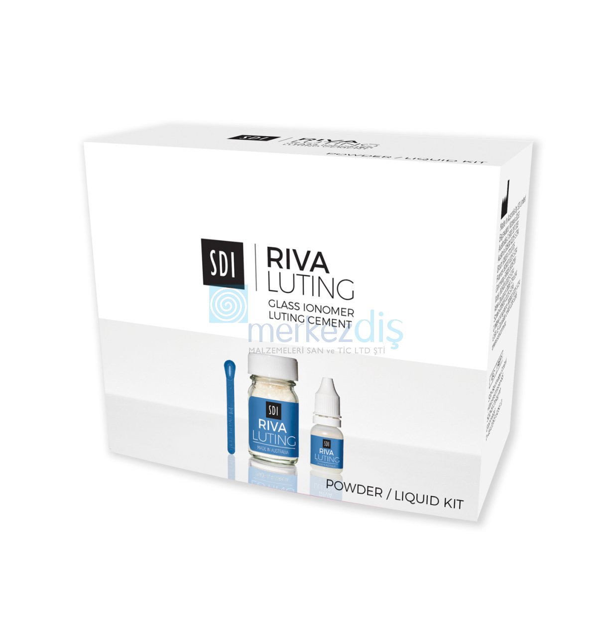 Riva Luting Cam İonomer Yapıştırma Simanı Toz Likit