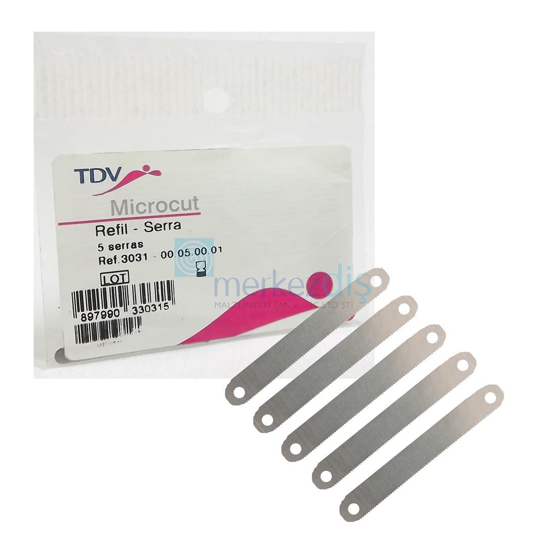 Microcut Interproximal Testere Arayüz Zımparası Refill 5'li