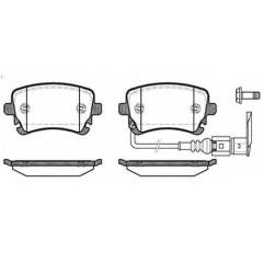 Volkswagen Transporter T5 Kablolu Arka Fren Balatası 2003- MGA MGA-55209 OEM B700622 7H0698451