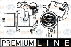 Volkswagen Tiguan Egr Valfi Behr 8ME376745-291 OEM 04L131512BH