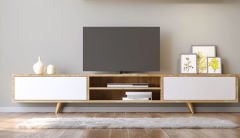Zenio Rose Tv Ünitesi Wm 170 cm - Meşe/Beyaz