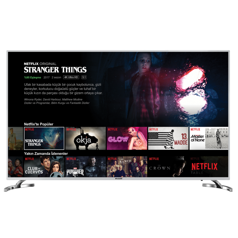 Arçelik Diamond UHD Netflix Tv A50L 8870 5S