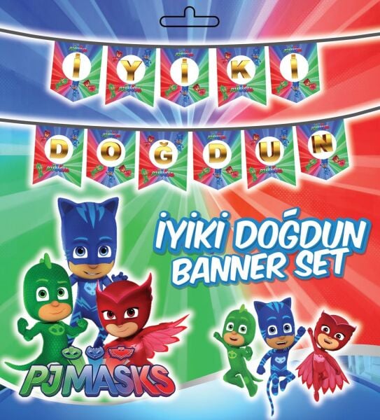 YAZI ZARF BANNER PJ MASKS