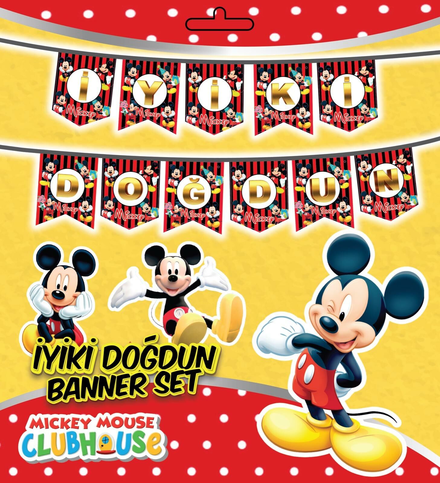 YAZI ZARF BANNER MİCKEY YENİ