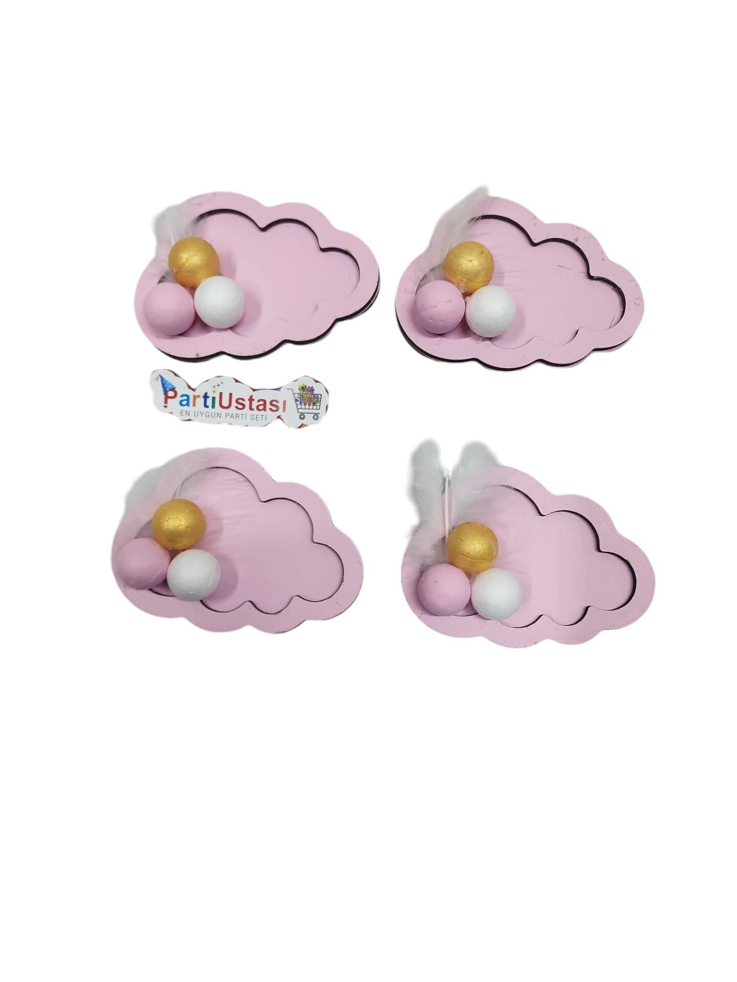 MAGNET BULUT PEMBE / ALTIN 25 Lİ