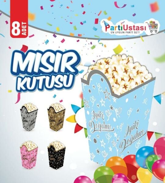 MISIR KUTUSU İ.DOĞDUN MAVİ 8 Lİ