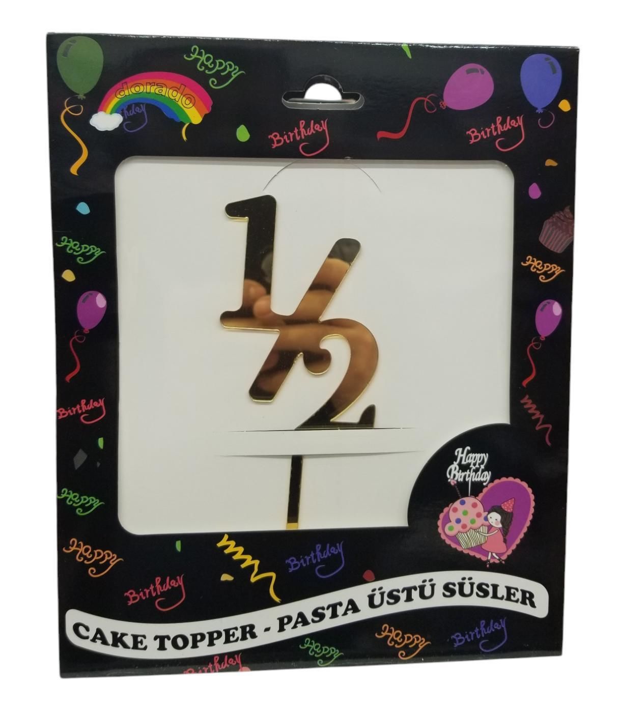PASTA YAZISI PLEKSİ 1/2  GOLD