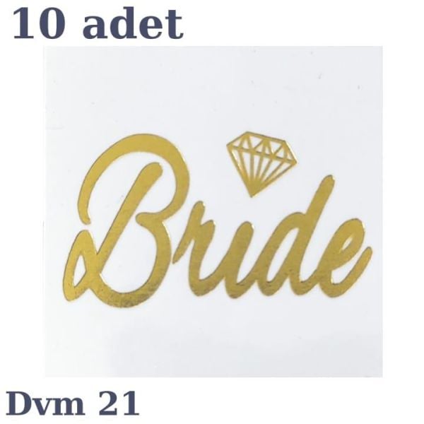 DÖVME BRİDE ALTIN ELMAS NO:21