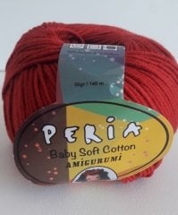 Peria Soft Cotton- 01 KOYU KIRMIZI