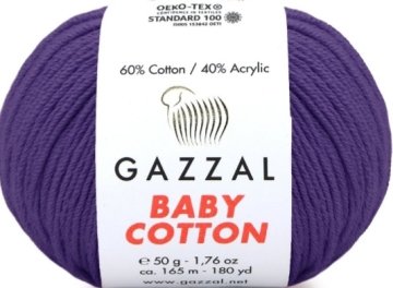 3440 GAZZAL BABY COTTON 50GR- Mor