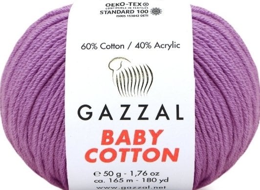 3414 GAZZAL BABY COTTON 50GR- Koyu Eflatun